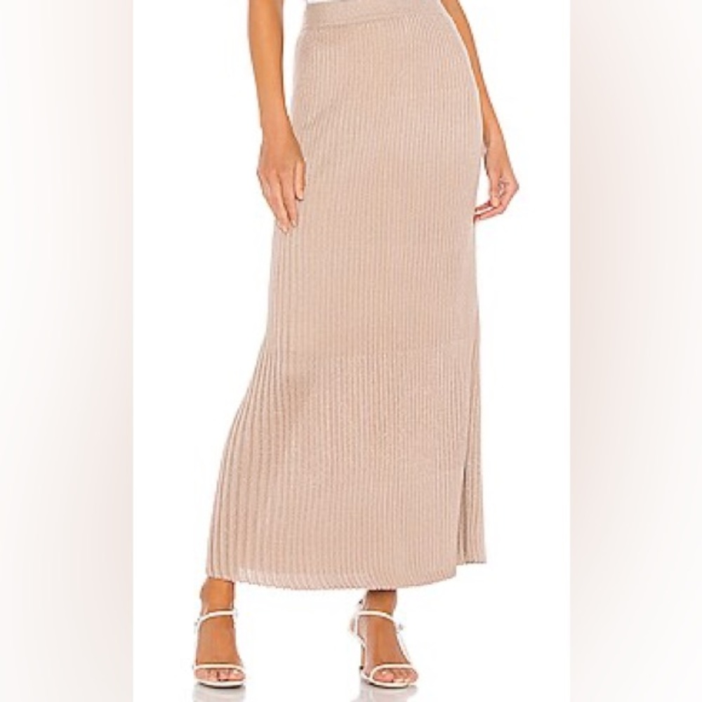 NEW!! John & Jenn by Line- Tai Skirt in Nude Shimmer